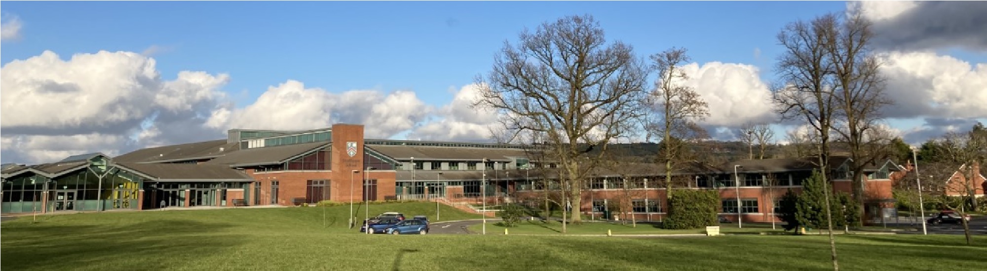 Front of school from lawn