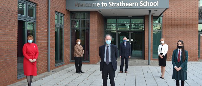Education Minister Visits Strathearn School